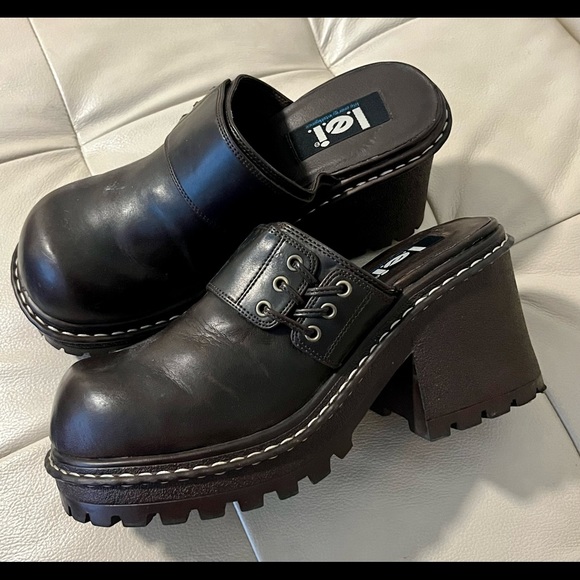 🖤SOLD🖤 Vintage L.e.i. Brown clog mules - Picture 2 of 5